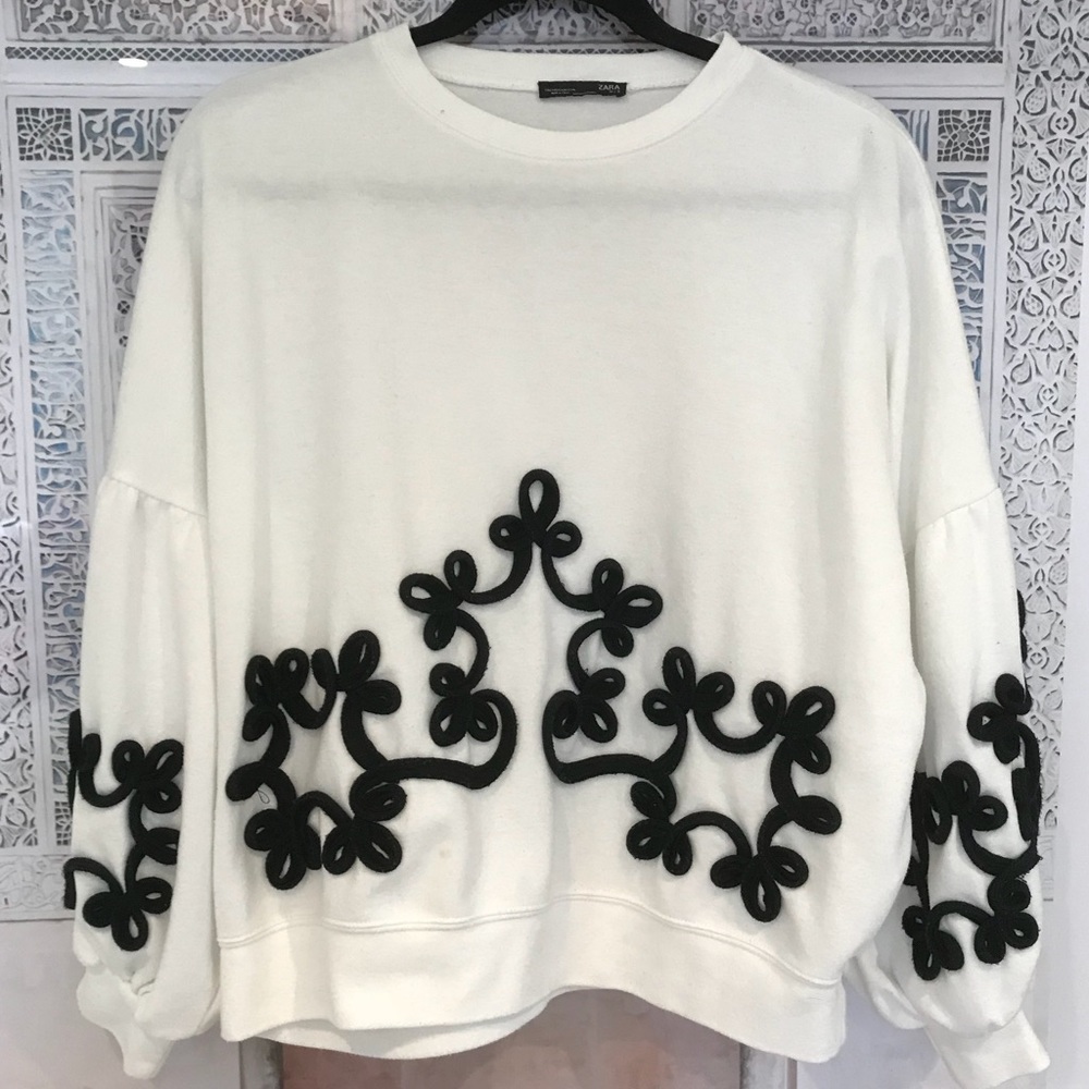 Zara white sweater - Small